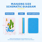 Beach-Inspired 160-Piece American Mahjong Tile Set