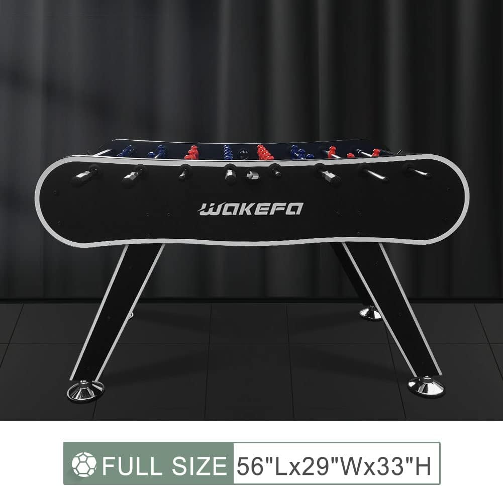 56" Foosball Table with 2 Balls, Drink Holders and Scorekeepers