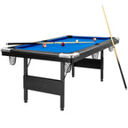 6 Ft Foldable Billiard Pool Table with Complete Accessory Set