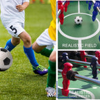 56" Foosball Table with 2 Balls, Drink Holders and Scorekeepers