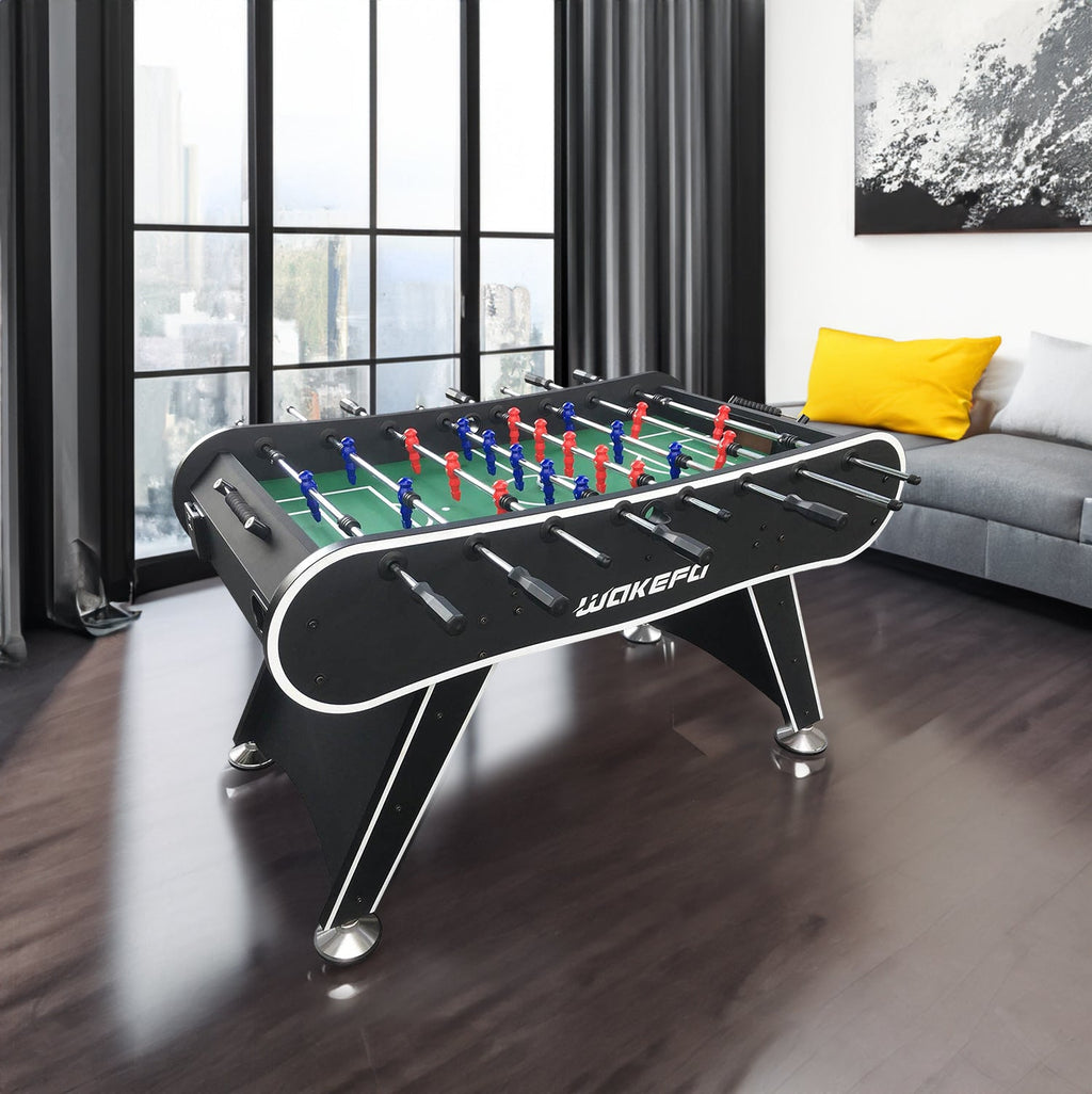 56" Foosball Table with 2 Balls, Drink Holders and Scorekeepers