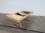 Premium Solid Hardwood Gaming Table 72" x 36" with Removable Leaves