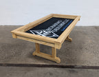 Premium Solid Hardwood Gaming Table 72" x 36" with Removable Leaves