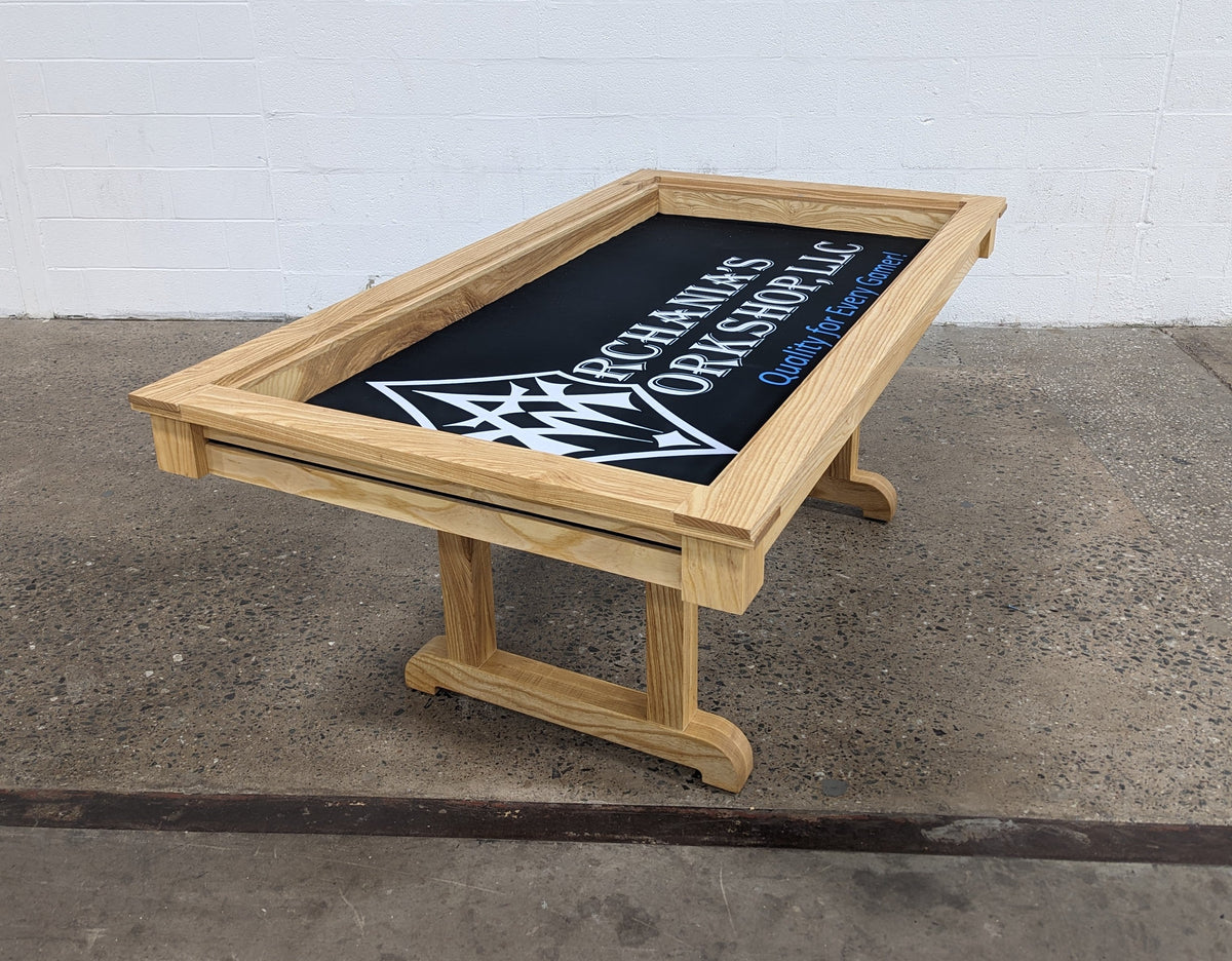 Premium Solid Hardwood Gaming Table 72" x 36" with Removable Leaves