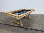 Premium Solid Hardwood Gaming Table 72" x 36" with Removable Leaves