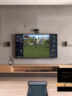 Indoor Putting Simulator with Adjustable Break and Slope