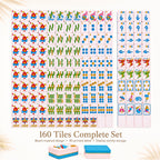 Beach-Inspired 160-Piece American Mahjong Tile Set