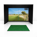Simbox Golf Simulator Enclosure – 7 Sizes with Impact Screen, Frame & Side Barriers