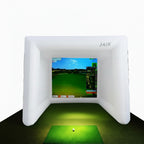 Inflatable Golf Simulator Enclosure with Built-In Fan – Indoor Golf Practice Cage