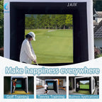Inflatable Golf Simulator Enclosure with Built-In Fan – Indoor Golf Practice Cage