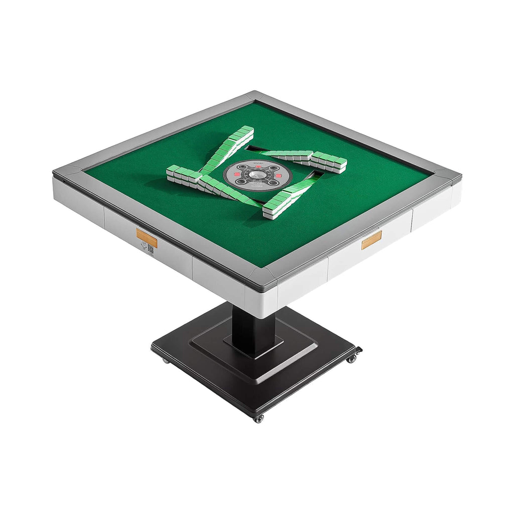 Automatic Foldable Mahjong Table with Wheels and 164 Tiles