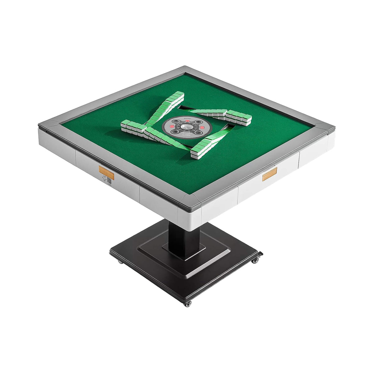 Automatic Foldable Mahjong Table with Wheels and 164 Tiles