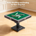 Automatic Foldable Mahjong Table with Wheels and 164 Tiles