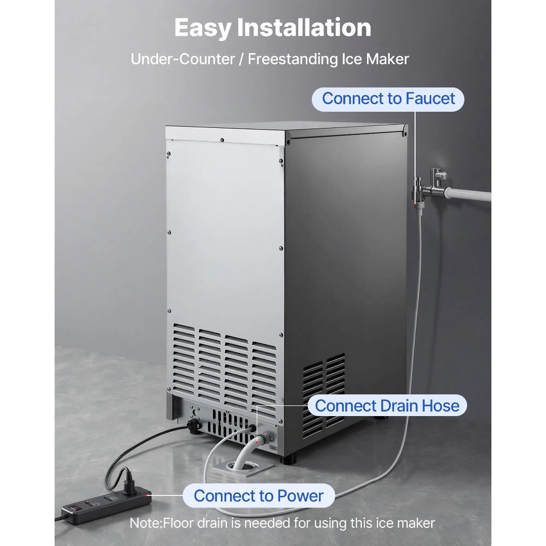 Ice Machine, 100–450 lb. Daily Ice Production