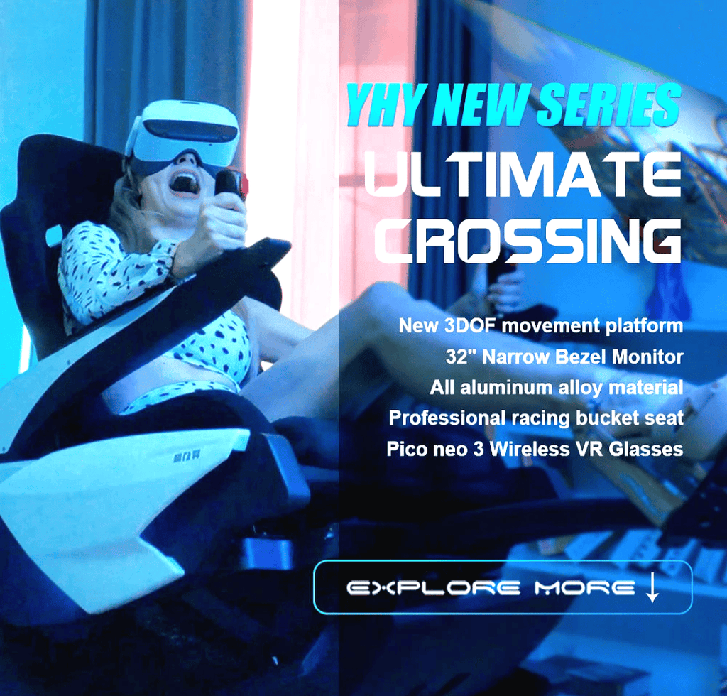 9D VR Racing & Flight Simulator with 360° Motion