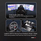 YHY Racing Simulator with 3D Motion Platform, Triple 32" Screens