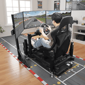 YHY Racing Simulator with 3D Motion Platform, Triple 32" Screens
