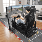 YHY Racing Simulator with 3D Motion Platform, Triple 32" Screens
